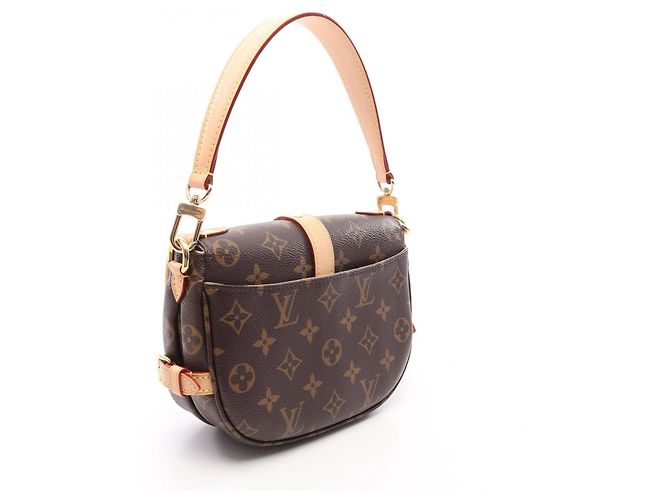 Borsa Louis Vuitton Saumur BB Monogram Marrone - vista 2