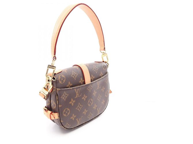 Borsa Louis Vuitton Saumur BB Monogram Marrone - vista 2