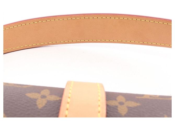 Borsa Louis Vuitton Saumur BB Monogram Marrone - vista 8
