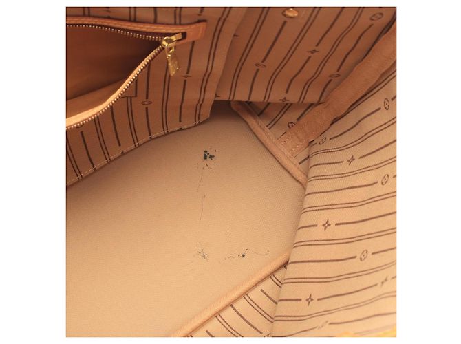 Borsa Tote Louis Vuitton Neverfull MM Monogram Marrone - vista 6