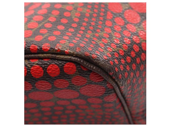 Louis Vuitton Neverfull MM Tote Bag Braun Rot - Ansicht 11