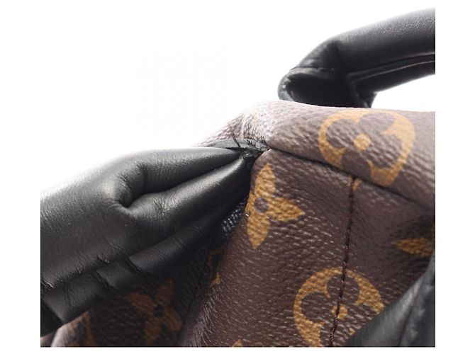 Zaino/Borsa Louis Vuitton Palm Springs PM Marrone Nero - vista 10