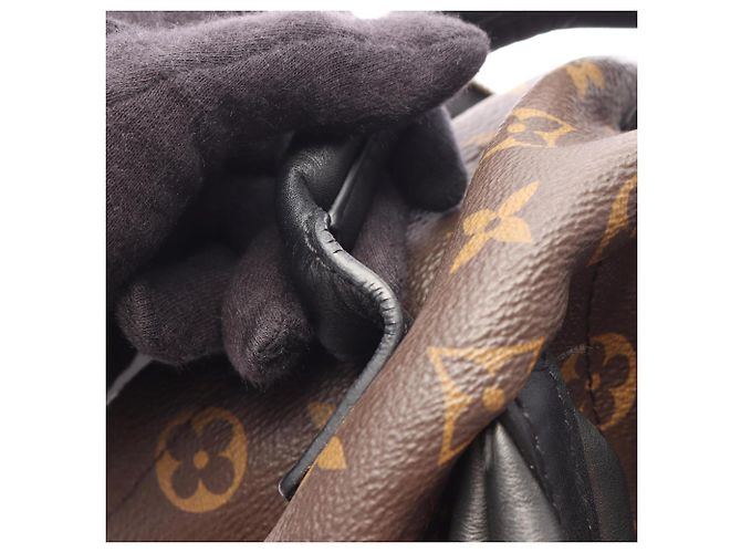 Zaino/Borsa Louis Vuitton Palm Springs PM Marrone Nero - vista 7