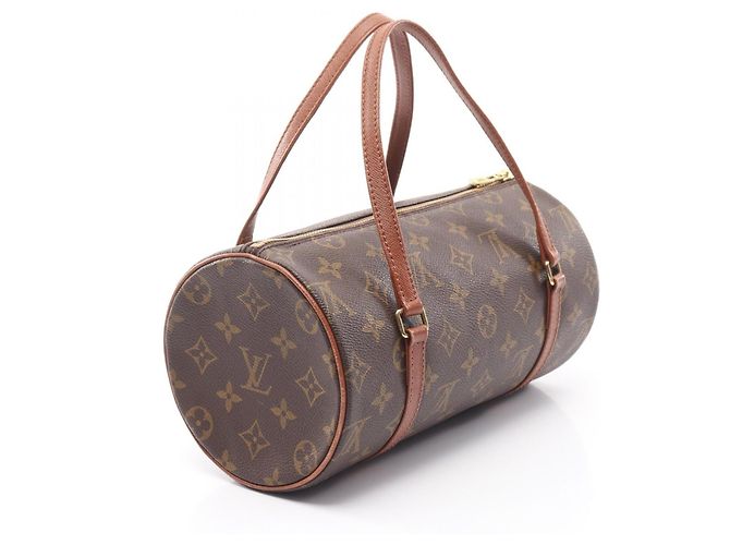 Borsa Louis Vuitton Papillon 26 Monogram Marrone - vista 2