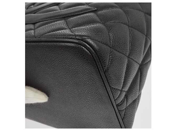 Chanel Medallion Tote gestepptes Kaviar-Leder Schwarz - Ansicht 7