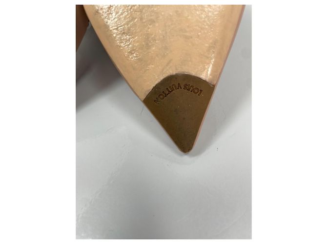 Louis Vuitton Colorblock Lackleder Pumps Weiß Beige - Ansicht 14