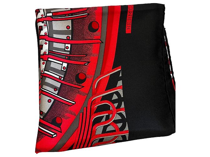 Hermès Hermes Carré 90 Silk multicolor 90 x 90 Rot - Ansicht 2
