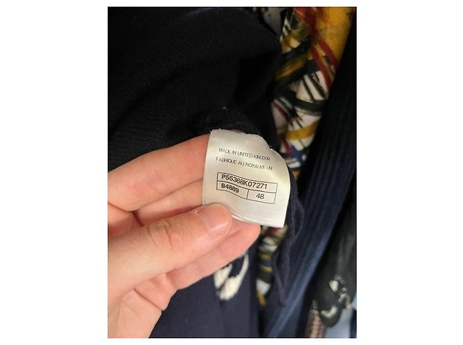 Timeless CHANEL Herbst 2016 Kaschmir-Strick-Maxikleid gestreift Sz.48/4XL gebraucht - Ansicht 6