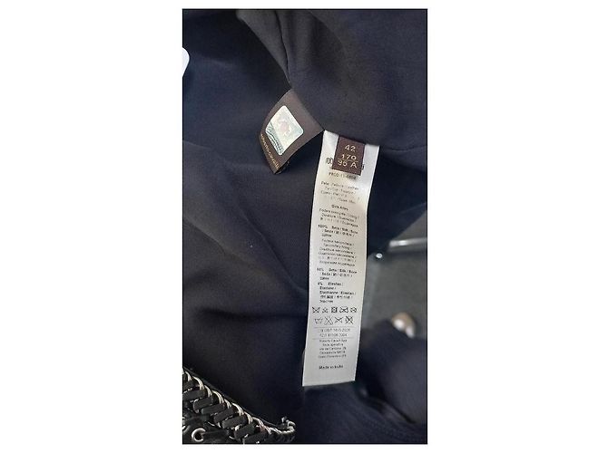 Giacca cropped in pelle nera con lacci Roberto Cavalli IT 42/M usata - vista 7