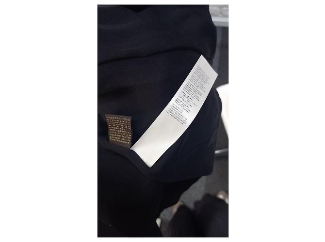 Giacca cropped in pelle nera con lacci Roberto Cavalli IT 42/M usata - vista 8