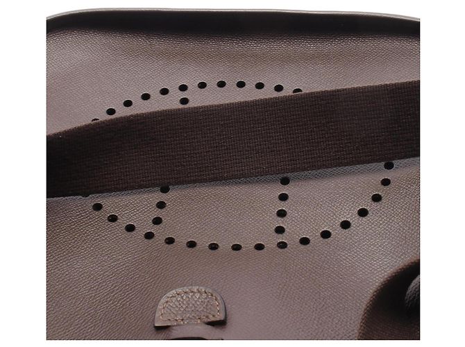 Hermès Borsa a tracolla Hermes Evelyne 1 PM Marrone Cioccolato - vista 7