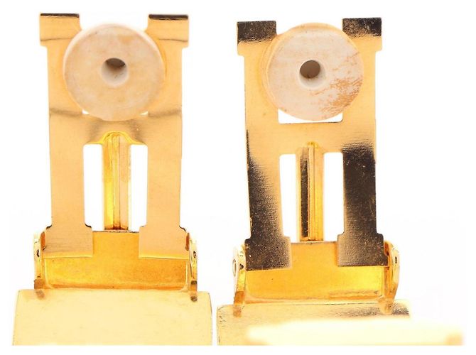 Hermès Hermes Cloisonné Emaille Clip-Ohrringe Schwarz Mehrfarben Golden - Ansicht 6