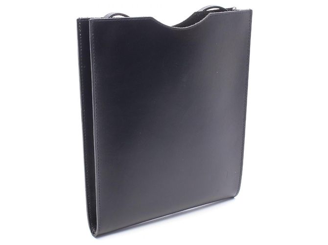 Hermès Borsa a tracolla Hermes Onimetou in pelle di vitello nera Nero - vista 2