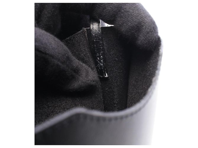 Hermès Borsa a tracolla Hermes Onimetou in pelle di vitello nera Nero - vista 5