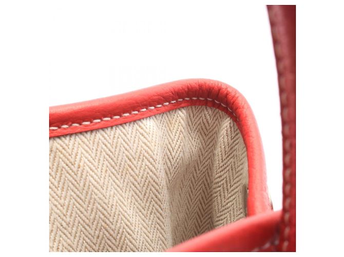 Hermès Borsa Tote Hermes Garden Party PM Rosso - vista 8