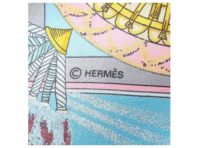 Hermès Hermes Carre 90 Feux D'Artifice Schal Blau Mehrfarben - Ansicht 2
