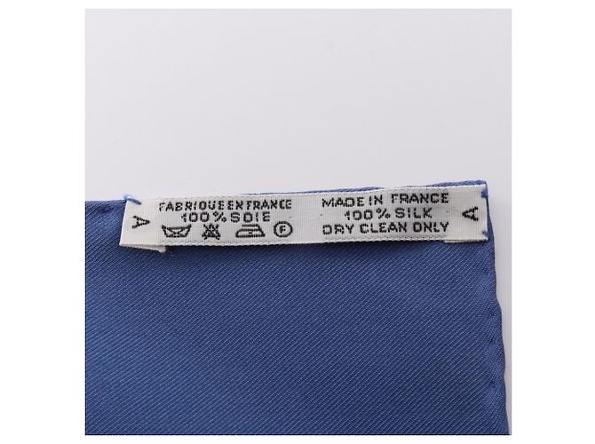Hermès Foulard Hermes Carre 90 Brides de Gala Bianco Blu Multicolore - vista 3