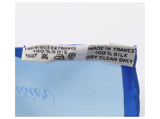 Hermès Hermes Carre 90 Fleurs de L'Opera Schal Blau Mehrfarben - Ansicht 3