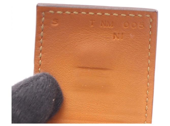 Hermès Hermes Collier de Chien Bangle Prata Vermelho - vista 5