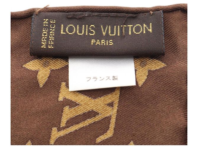 Louis Vuitton Carre Monogram Trunks Marron Schal Braun Mehrfarben - Ansicht 2