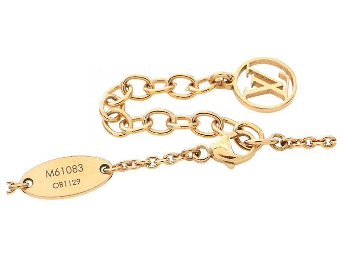 Collar Essential V Louis Vuitton Dorado - vista 4
