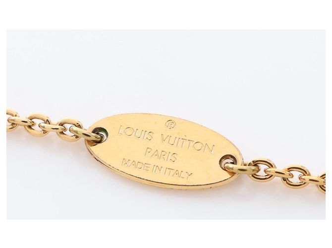Collar Essential V Louis Vuitton Dorado - vista 5