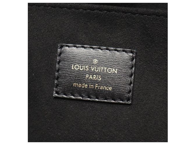 Borsa Tote Louis Vuitton OnTheGo GM Monogram Marrone Nero - vista 4