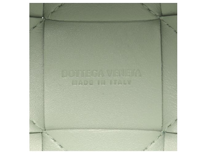 Borsa a secchiello Bottega Veneta Maxi Intrecciato Small Cassette Blu - vista 4