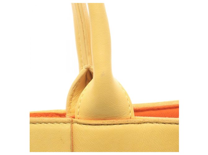 Bolso Tote Arco Pequeño Bottega Veneta Amarillo - vista 10