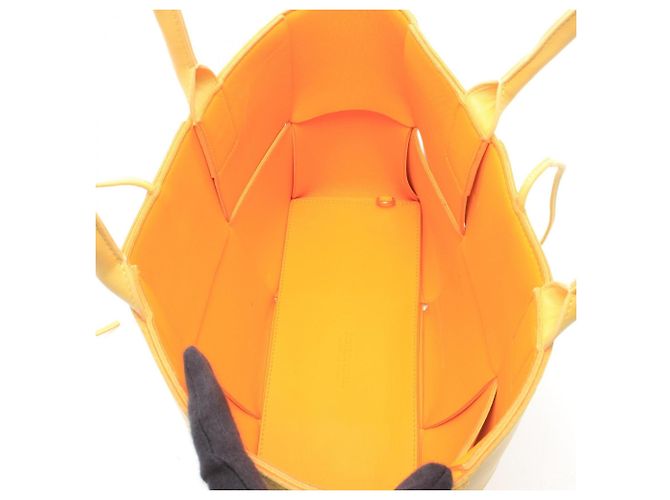 Bolso Tote Arco Pequeño Bottega Veneta Amarillo - vista 3