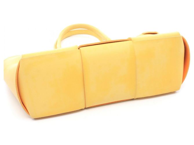 Bolso Tote Arco Pequeño Bottega Veneta Amarillo - vista 7
