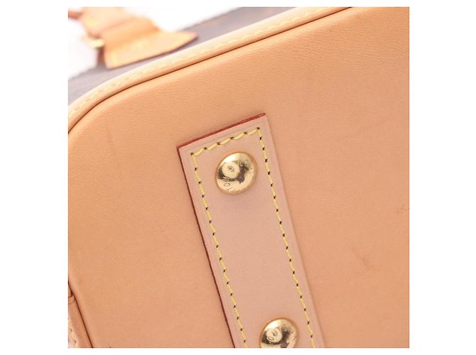 Louis Vuitton Alma BB Monogram Handtasche Braun - Ansicht 10