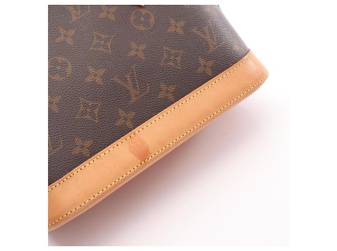 Louis Vuitton Alma BB Monogram Handtasche Braun - Ansicht 11