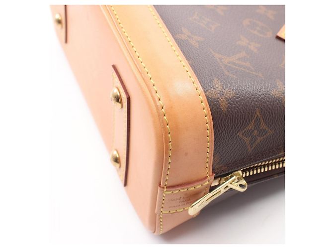 Louis Vuitton Alma BB Monogram Handtasche Braun - Ansicht 8
