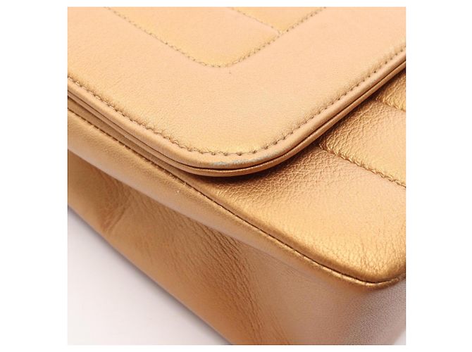 Borsa a tracolla Chanel Mademoiselle Marrone - vista 10