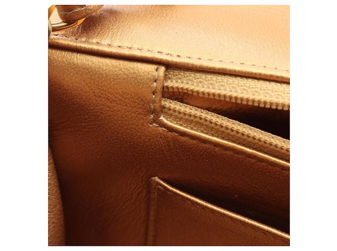 Borsa a tracolla Chanel Mademoiselle Marrone - vista 7
