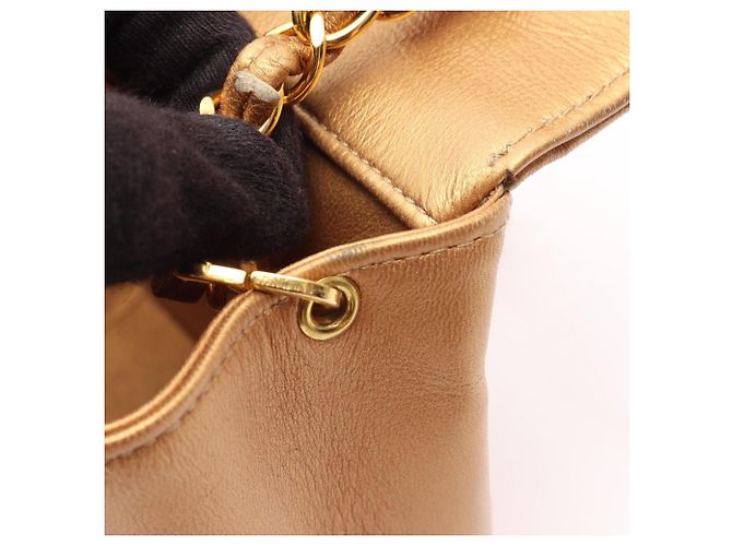 Borsa a tracolla Chanel Mademoiselle Marrone - vista 8