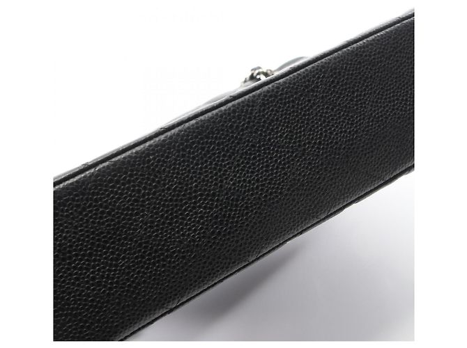 Borsa a tracolla Chanel Matelassé Double Flap Nero - vista 10