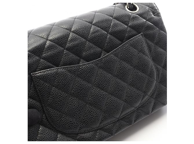 Borsa a tracolla Chanel Matelassé Double Flap Nero - vista 11