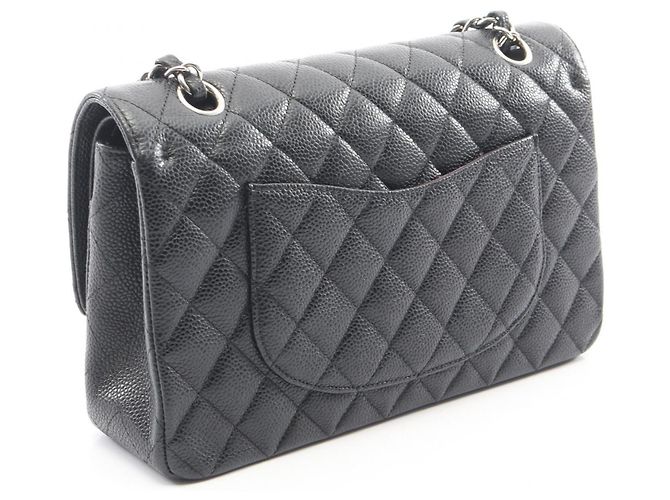 Borsa a tracolla Chanel Matelassé Double Flap Nero - vista 2