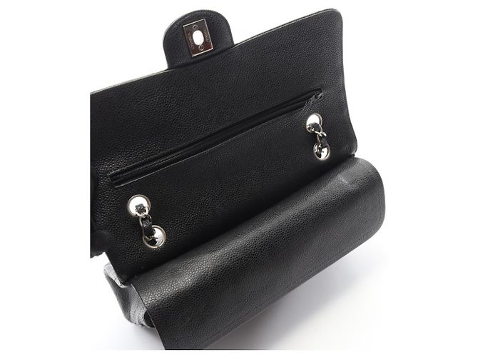 Borsa a tracolla Chanel Matelassé Double Flap Nero - vista 6