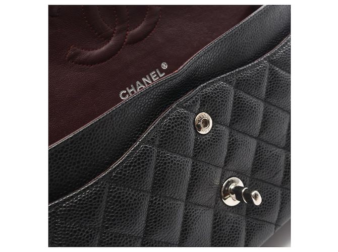 Borsa a tracolla Chanel Matelassé Double Flap Nero - vista 8