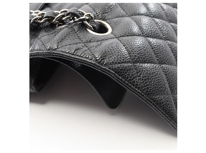 Borsa a tracolla Chanel Matelassé Double Flap Nero - vista 9