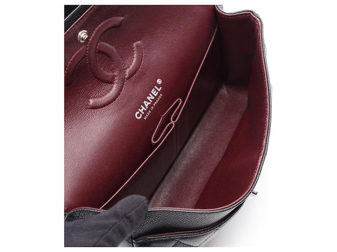Borsa a tracolla Chanel Matelassé Double Flap Nero - vista 3