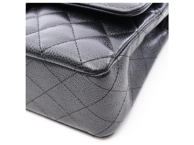 Borsa a tracolla Chanel Matelassé Double Flap Nero - vista 6