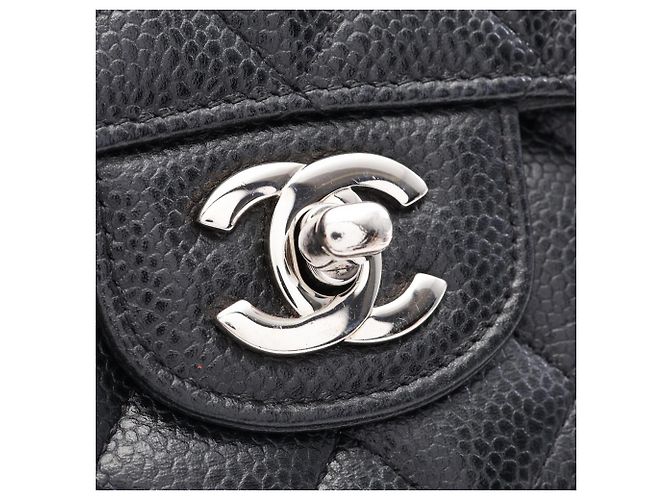 Borsa a tracolla Chanel Matelassé Double Flap Nero - vista 8
