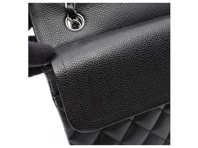 Borsa a tracolla Chanel Matelassé Double Flap Nero - vista 9