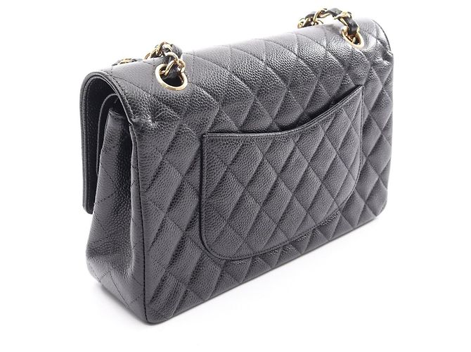 Borsa a tracolla Chanel Matelassé Double Flap Nero - vista 2