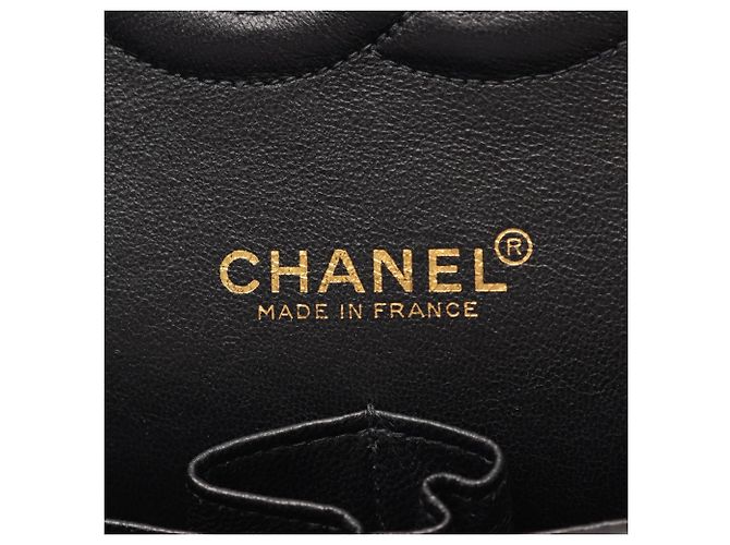 Borsa a tracolla Chanel Matelassé Double Flap Nero - vista 4
