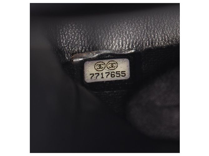Borsa a tracolla Chanel Matelassé Double Flap Nero - vista 5